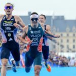 Vasco Vilaca Dorian Coninx Paris Test Event 2023 [Photo credit: World Triathlon / Wagner Araujo]