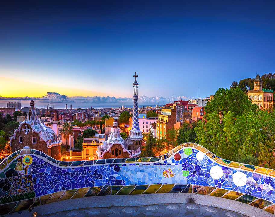 Challenge Barcelona skyline