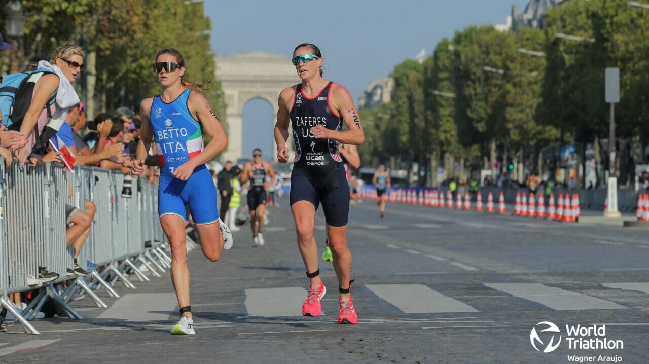 Katie Zaferes, Alice Betto Paris Test Event 2023 run