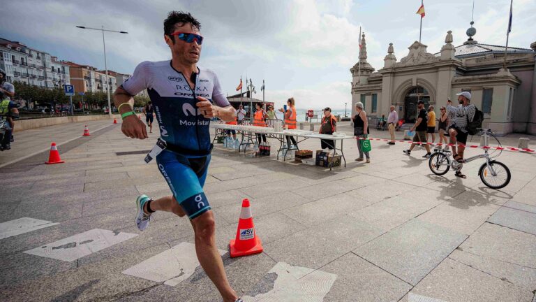 Javier Gomez at the Triathlon de Ciudad Santander