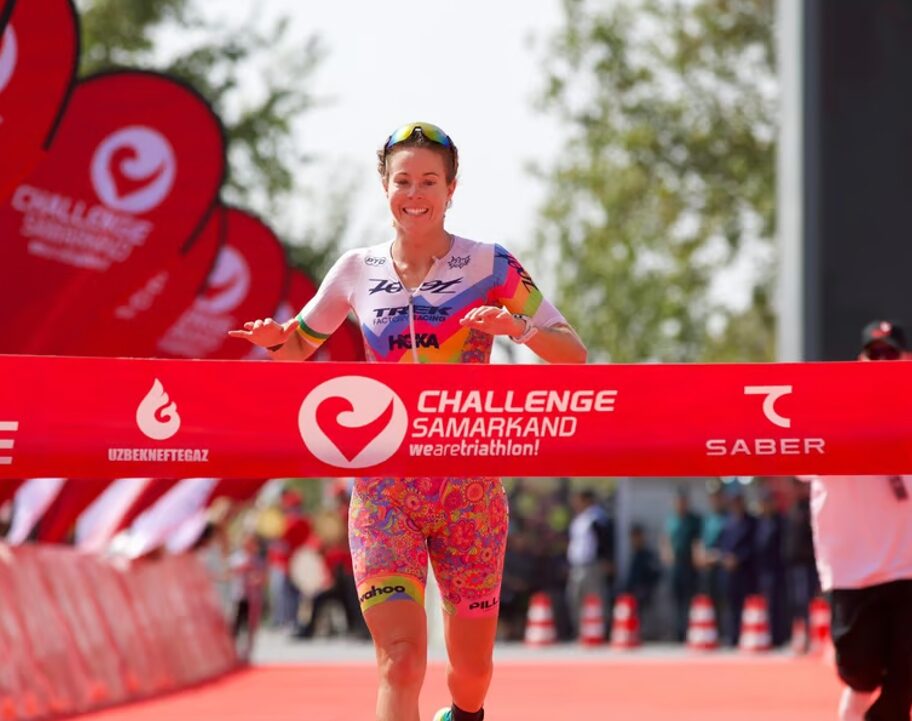 ellie salthouse finish line challenge samarkand 2023 photo credit Challenge Family