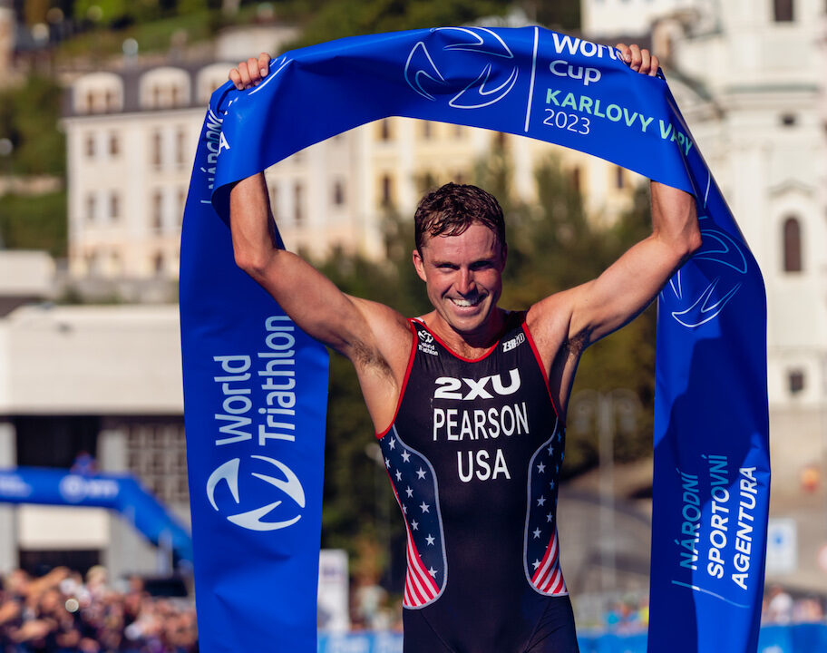 World Triathlon Cup Karlovy Vary 2023 Morgan Pearson