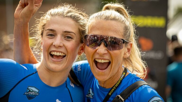 Super League Triathlon Toulouse 2023 - Kate Waugh and Michelle Dillon