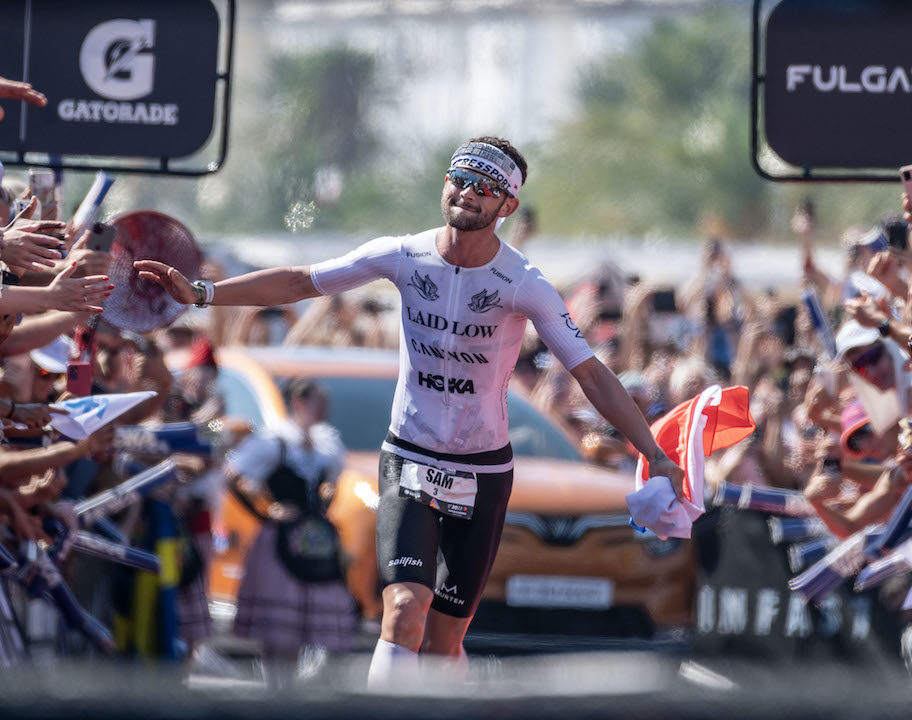 Sam Laidlow IRONMAN World Championship 2023 Nice finish line celebration