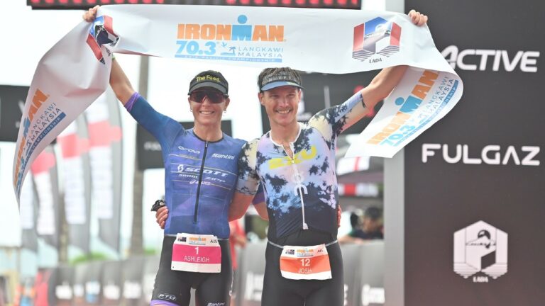 Ashleigh Gentle Josh Amberger IRONMAN 70.3 Langkawi 2023