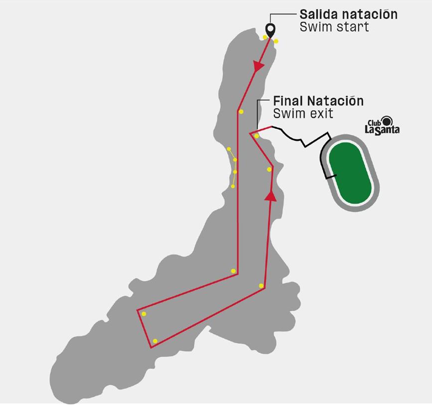 club-la-santa-volcano-triathlon-swim-course-map Course map of the swim at Club La Santa Volcano Triathlon