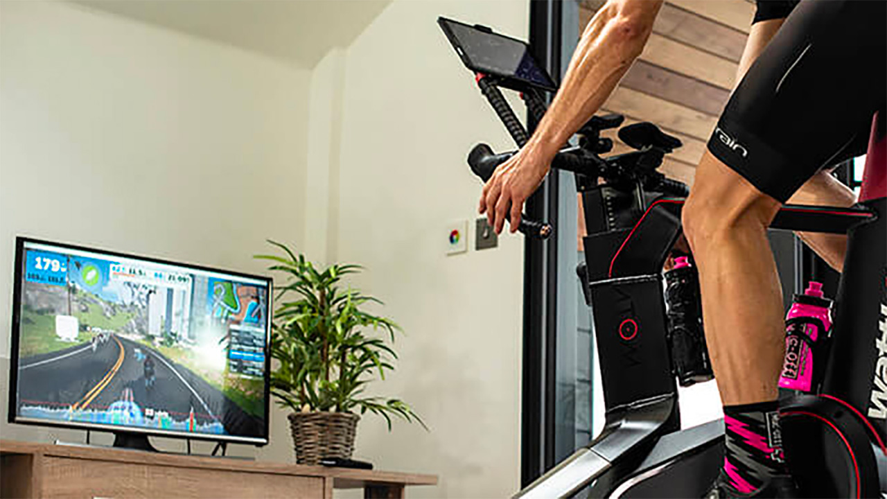 Indoor cycling with a Zwift and Wattbike atom pain cave Indoor cycling with a Zwift and Wattbike atom pain cave