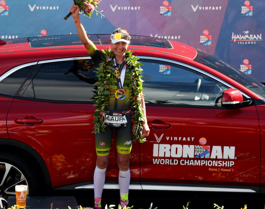 Laura Philipp Vinfast IRONMAN World Championship 2023 Kona podium