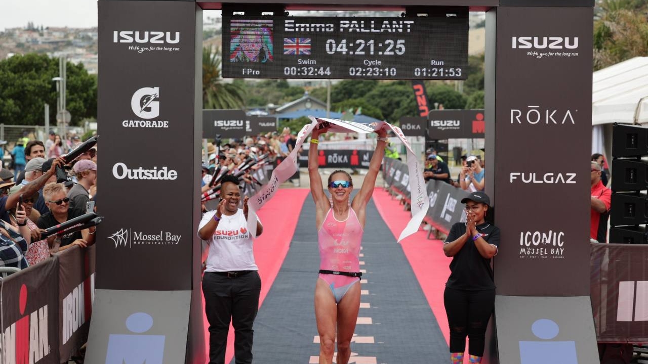 Emma Pallant-Browne wins IRONMAN 703 Mossel Bay photo credit IRONMAN South Africa