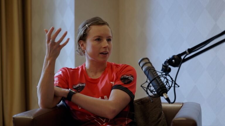Georgia Taylor Brown Super League Face To Face interview still