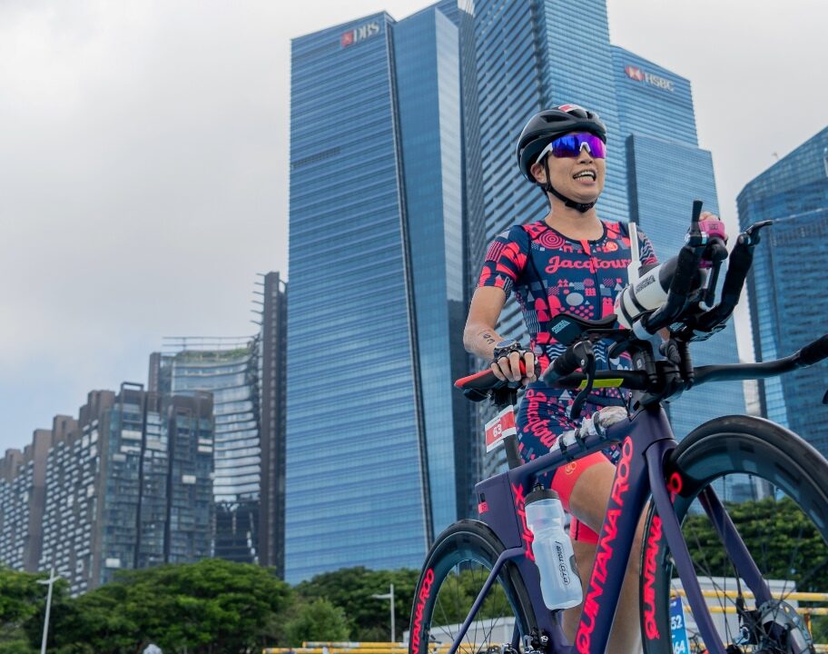 T100 Singapore Age Group bike course