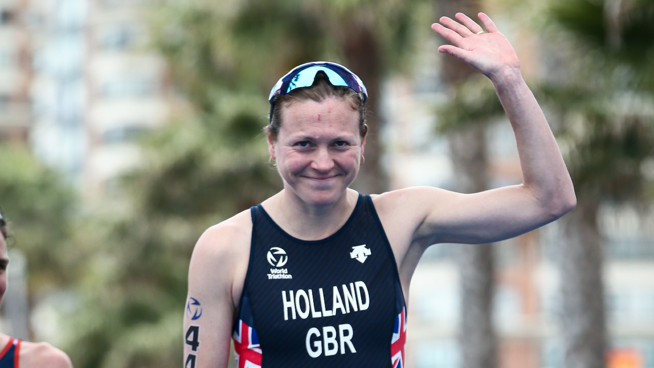 Vicky Holland third place World Triathlon Cup Vina del Mar 2023 Photo credit: World Triathlon / Wagner Araujo