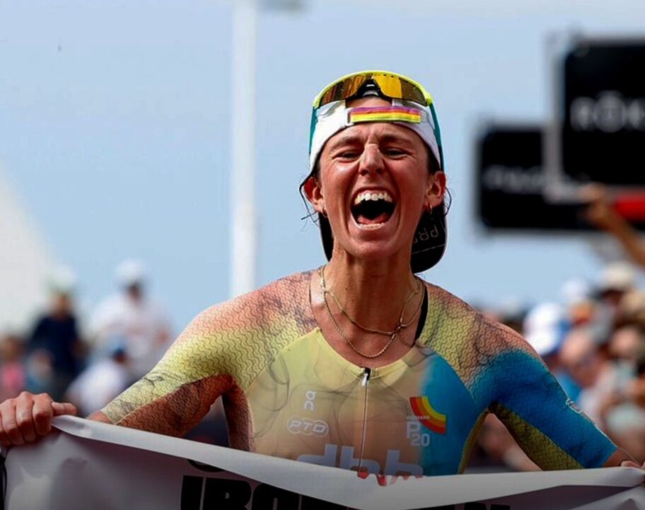 Fenella Langridge 2 winning GWM IRONMAN Western Australia 2023 photo credit IRONMAN