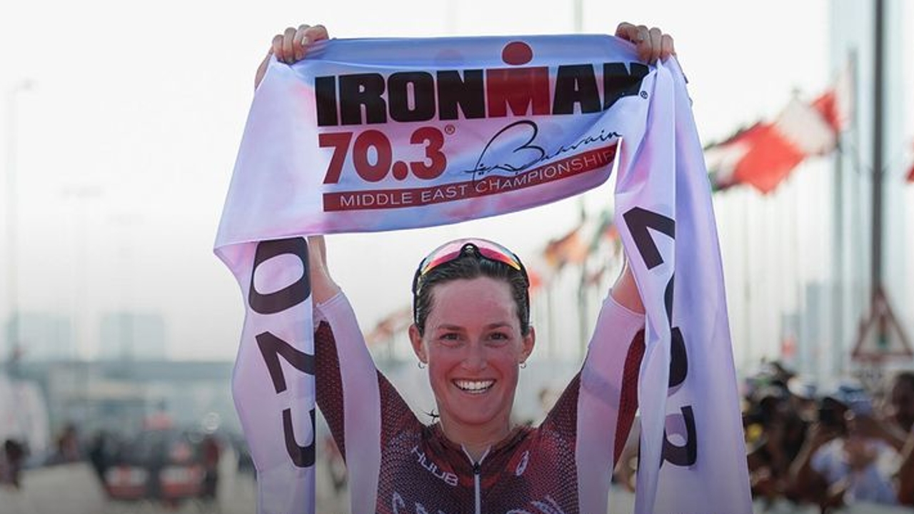 Kat Matthews Bahrain 703 2023 win photo credit IRONMAN