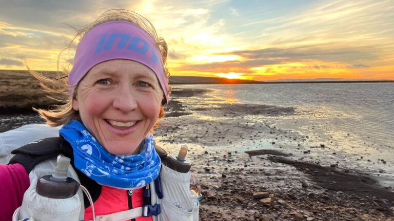 Lucy Gossage running training ahead of Winter Spine Race