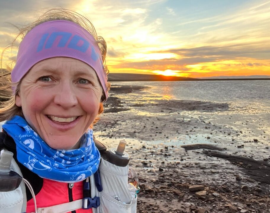 Lucy Gossage running training ahead of Winter Spine Race