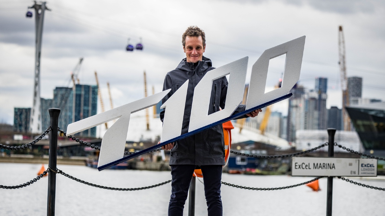 Alistair Brownlee at T100 Triathlon World Tour launch 2024