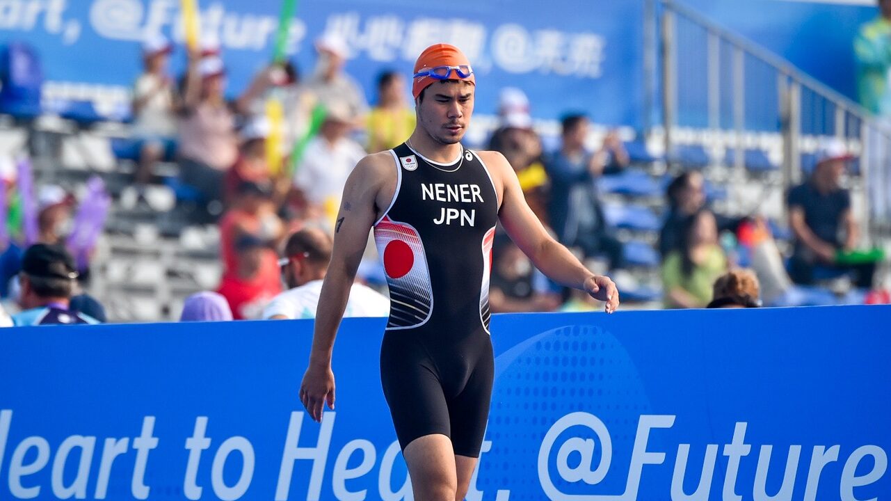 Kenji Nener at the 2023 Asian Games.