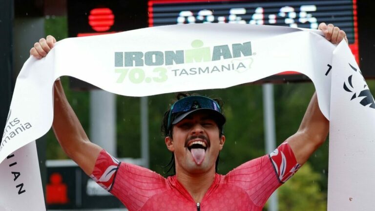 Australian nick Thompson wins on home soil in Tasmania.