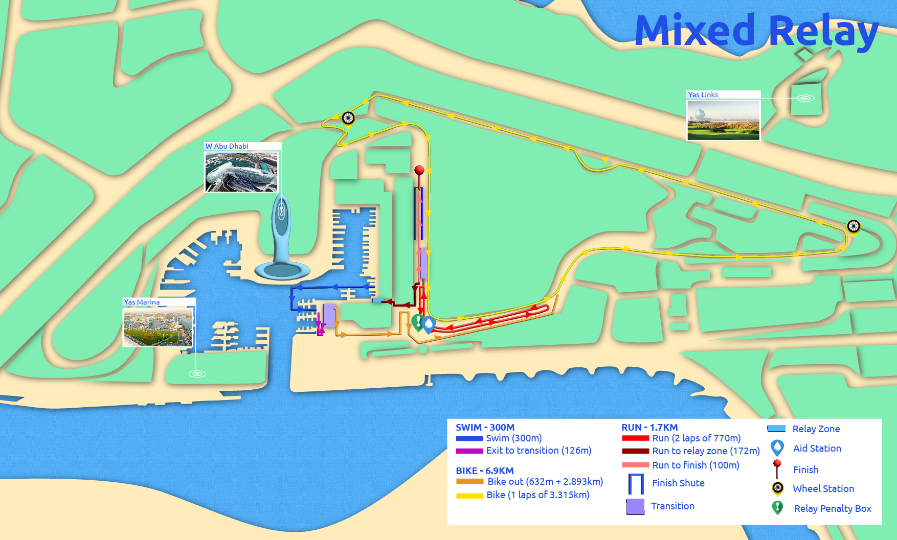 WTCS Abu Dhabi MTR Course Map.