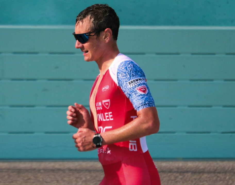 Britain's Alistair Brownlee finished fifth at the Miami T100.