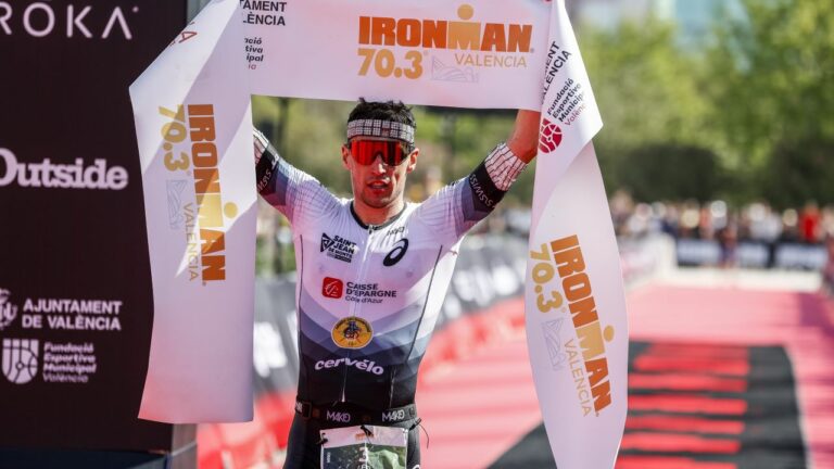 IRONMAN 70.3 Valencia 2024 Leo Bergere wins