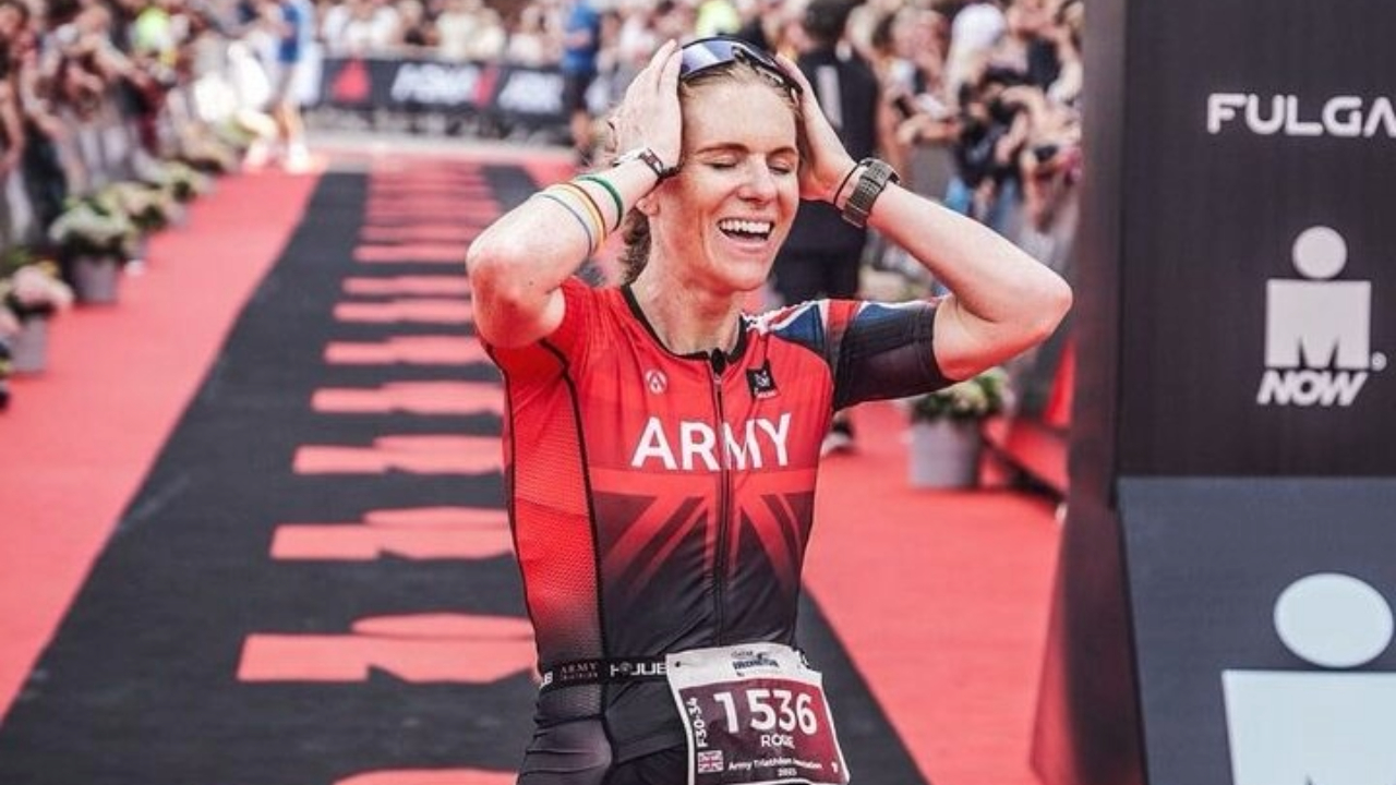 Capitana Rosie Wild en IRONMAN Copenhague