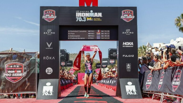 Emma Pallant-Browne finished the day with a remarkable run in Mallorca.