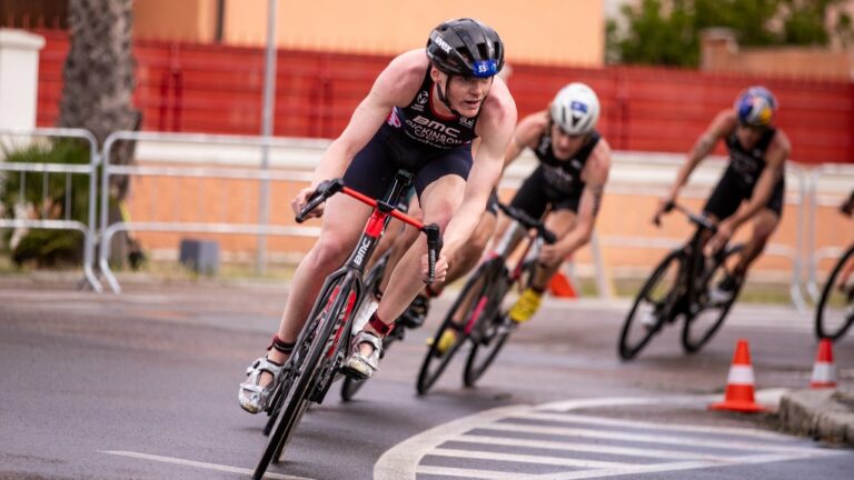 Sam Dickinson WTCS Cagliari 2024 bike
