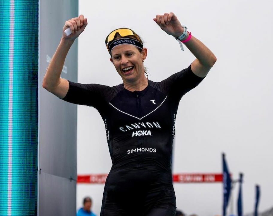 Imogen Simmonds - T100 San Francisco 2024 finish line