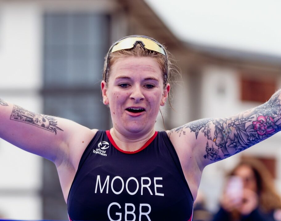 Hannah Moore World Triathlon Para Series Swansea 2024 / WTPS Swansea