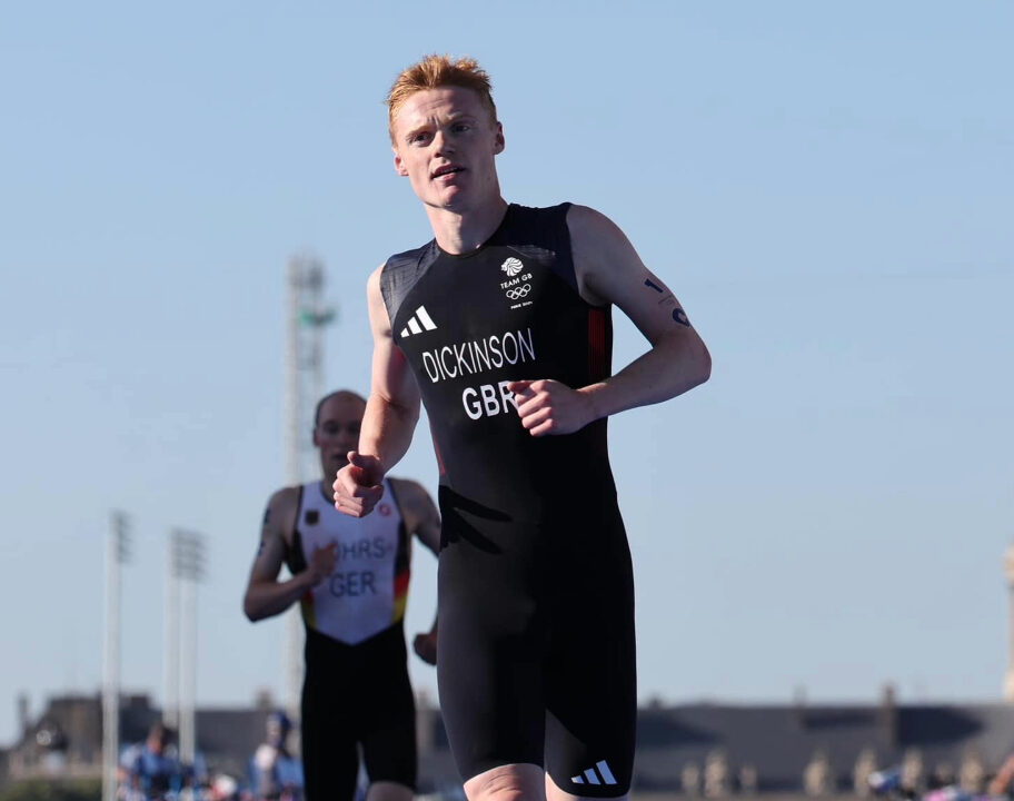 Paris 2024 Olympic mixed relay triathlon Sam Dickinson