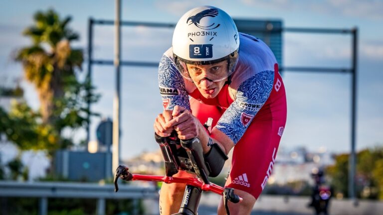 Alistair Brownlee bike T100 Ibiza 2024 photo credit PTO