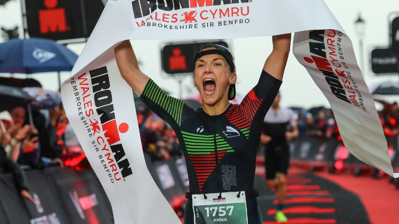 IRONMAN Wales 2024 Anna Lawson Overall Women Age Group Winner