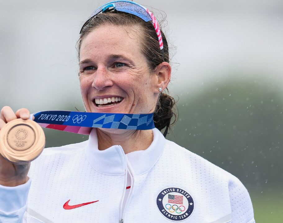 Katie Zaferes Olympic Games Triathlon Tokyo 2021 Bronze Medal US Triathlon