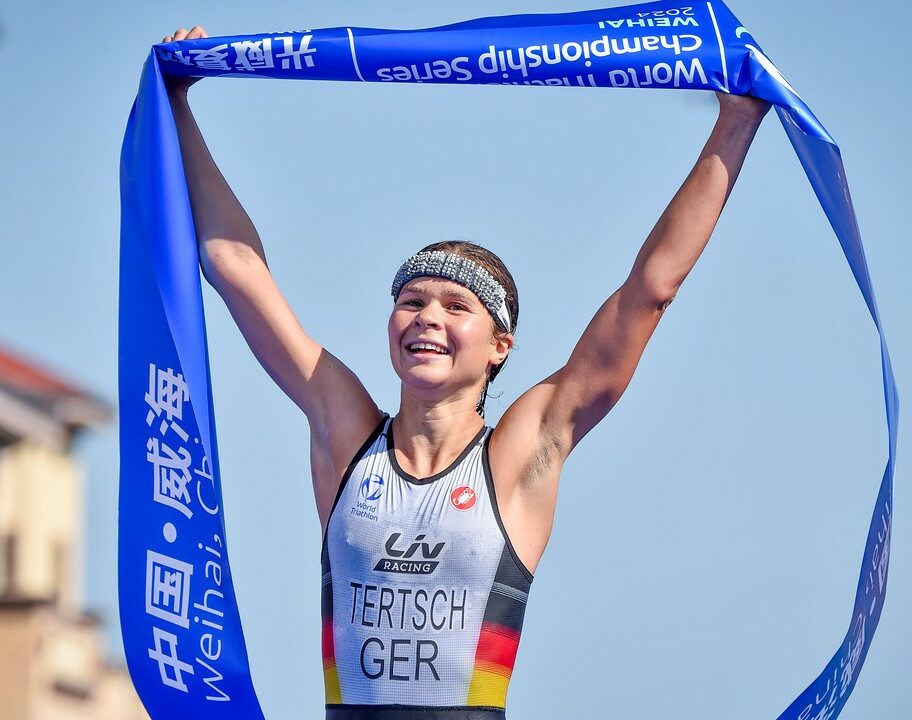 Lisa Tertsch WTCS Weihai 2024 Finish
