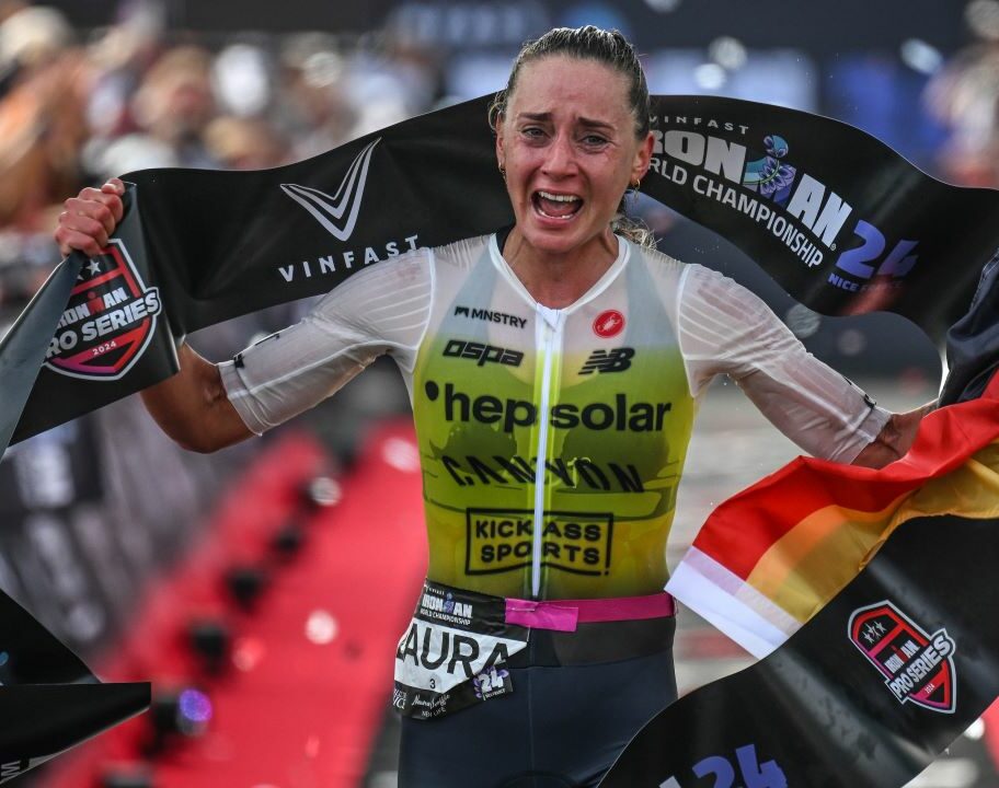 Laura Philipp wins the 2024 IRONMAN World Championship in Nice, France