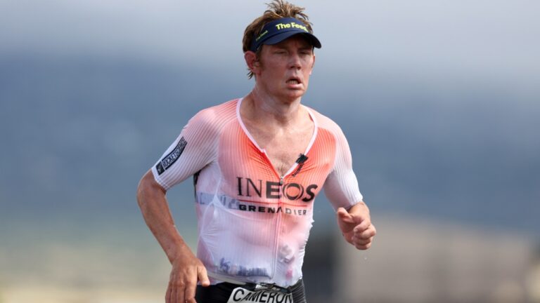 Cameron Wurf IRONMAN World Championship Kona 2024 run Photo credit: Getty Images for IRONMAN