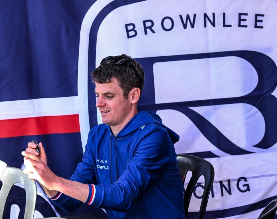 Jonny Brownlee Toulouse 2024 Brownlee Racing graphic supertri