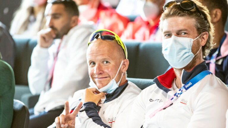 Kristian Blummenfelt Olav Aleksander Bu Olympic Games Triathlon Mens Briefing Paris 2024