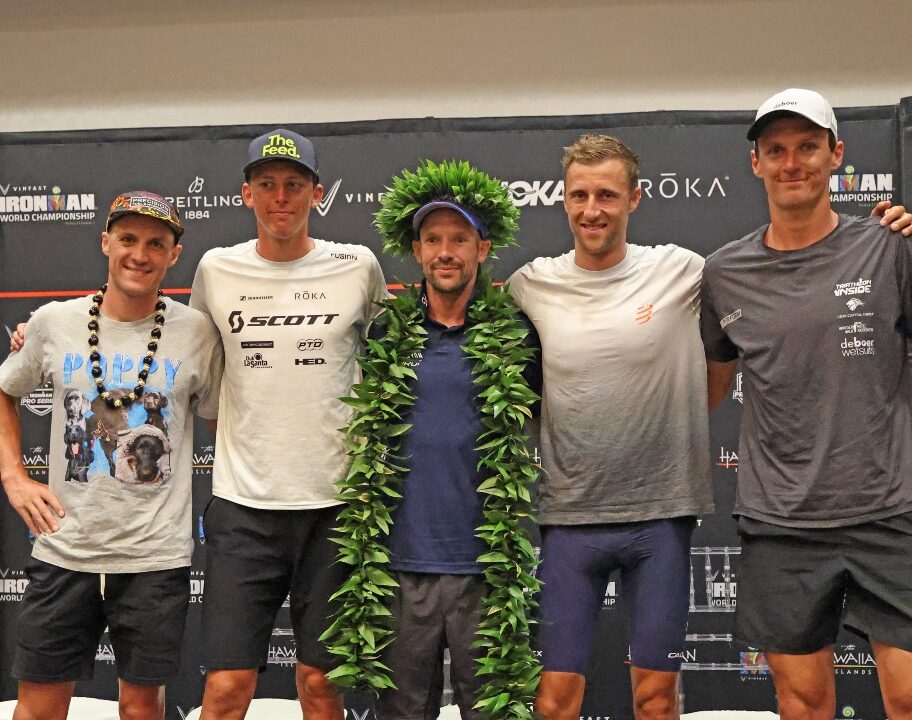 Lange Ditlev von Berg Chevalier Koolhaas top five IRONMAN World Championship Kona 2024 run photo credit Getty Images for IRONMAN