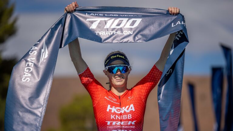 Taylor Knibb wins T100 Lake Las Vegas 2024 photo credit PTO