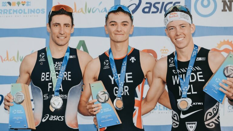 WTCS Grand Final 2024 World Title Podium Alex Yee Leo Bergere Hayden Wilde