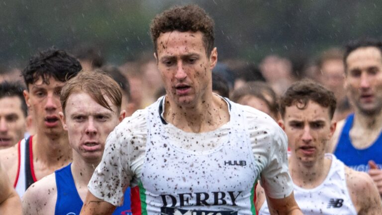 Hugo Milner leads Liverpool Cross Challenge 2024 photo copyright Paul Bannister