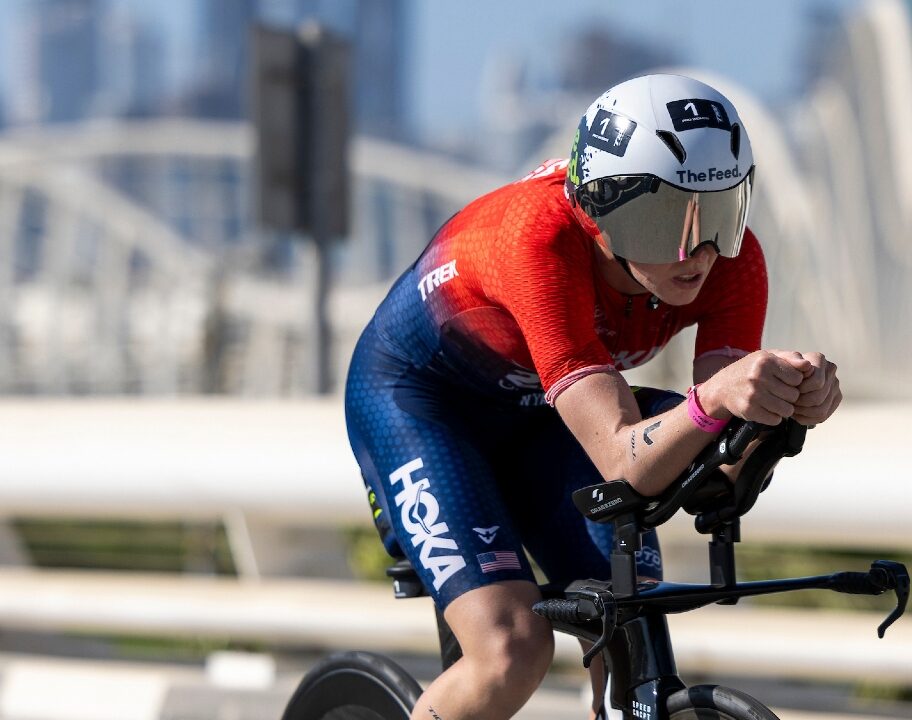 Taylor Knibb bike T100 Dubai 2024 photo credit PTO / T100