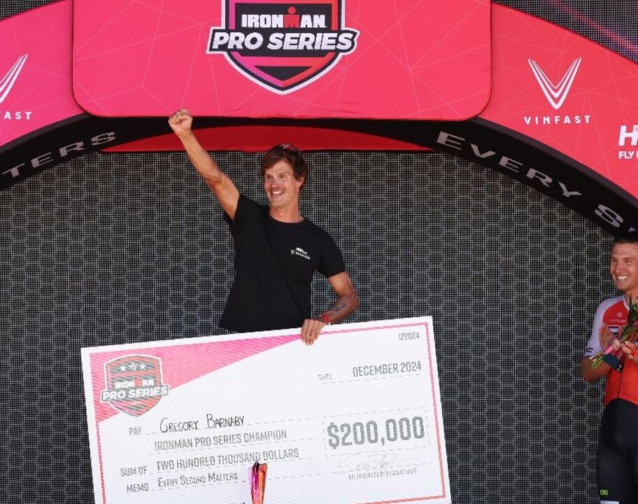 Gregory Barnaby IRONMAN Pro Series champion 2024