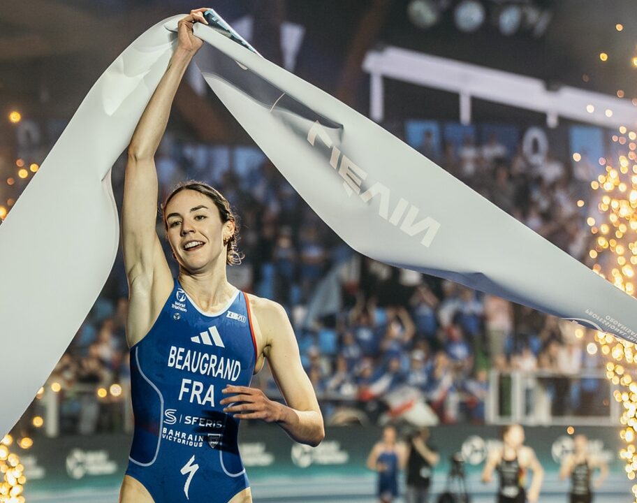 Cassandre Beaugrand wins T1 Indoor Triathlon World Cup Lievin 2025