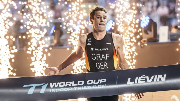 Henry Graf wins T1 Indoor Triathlon World Cup Lievin 2025