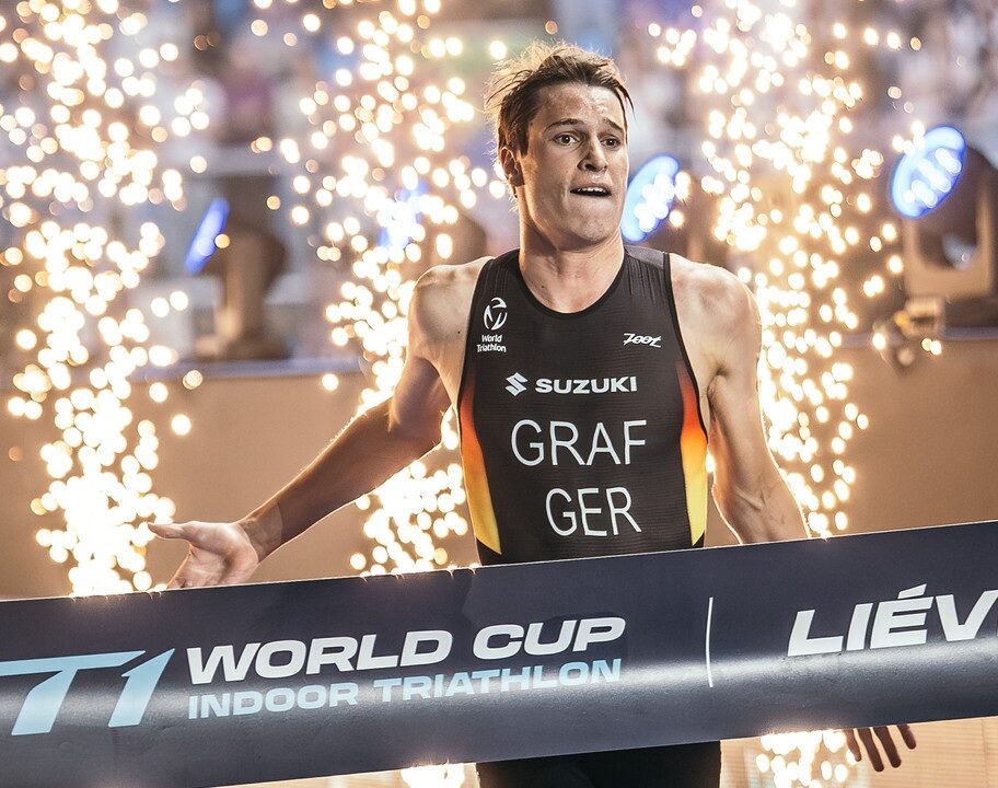 Henry Graf wins T1 Indoor Triathlon World Cup Lievin 2025