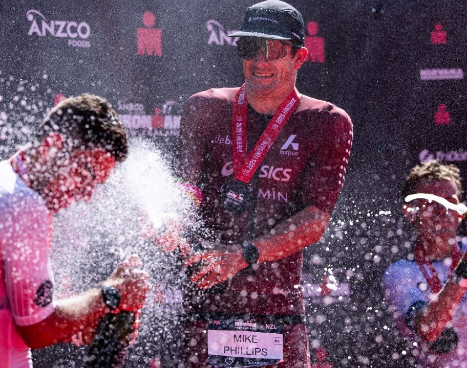 Mike Phillips IRONMAN New Zealand 2025 Podium